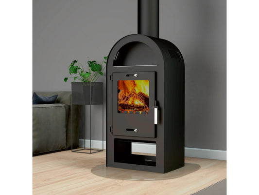 ACCENTE Kaminofen Magna 3.0 UNI-1963 3.0 Stahl Schwarz 7 kW