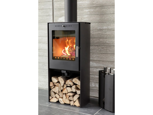 Aduro 19 Kaminofen Stahl Schwarz 5 kW mit Automatik