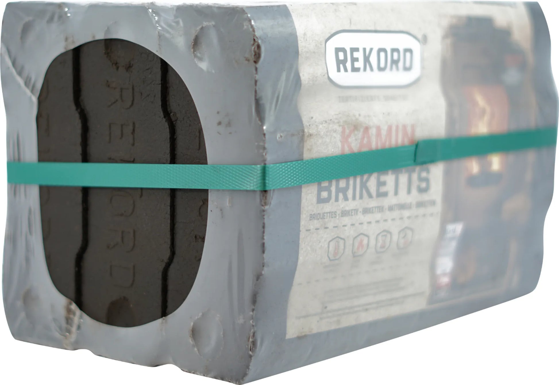 200 kg REKORD Braunkohle Briketts Kohle Brennstoff für Ofen & Kamin – 20 x 10 kg