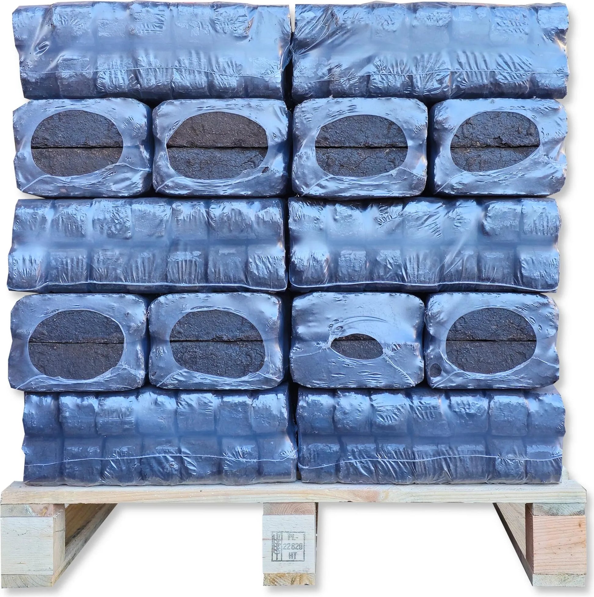 300 kg Torf Briketts Hartholzbriketts Torfkohle Naturkohle aus hochreinem Torf – 30 x 10 kg Torfbrikett auf Palette – Energie Kienbacher