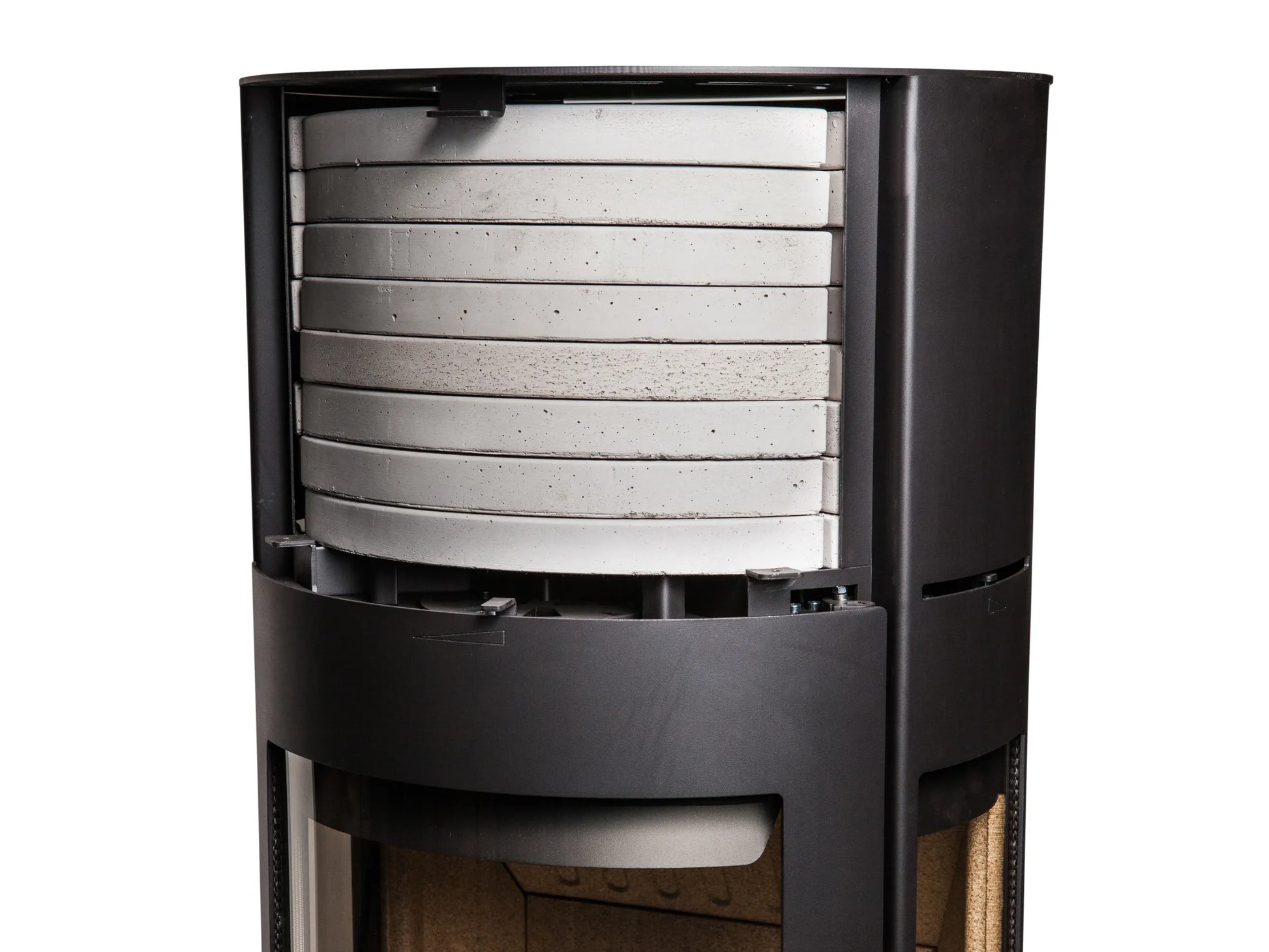Aduro Kaminofen 9 Stahl-Verkleidung Schwarz 6 kW EEK: A+