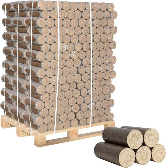 Holzbriketts Hartholz Briketts 960 kg Kamin Ofen Brennholz Nestro Kaminbriketts