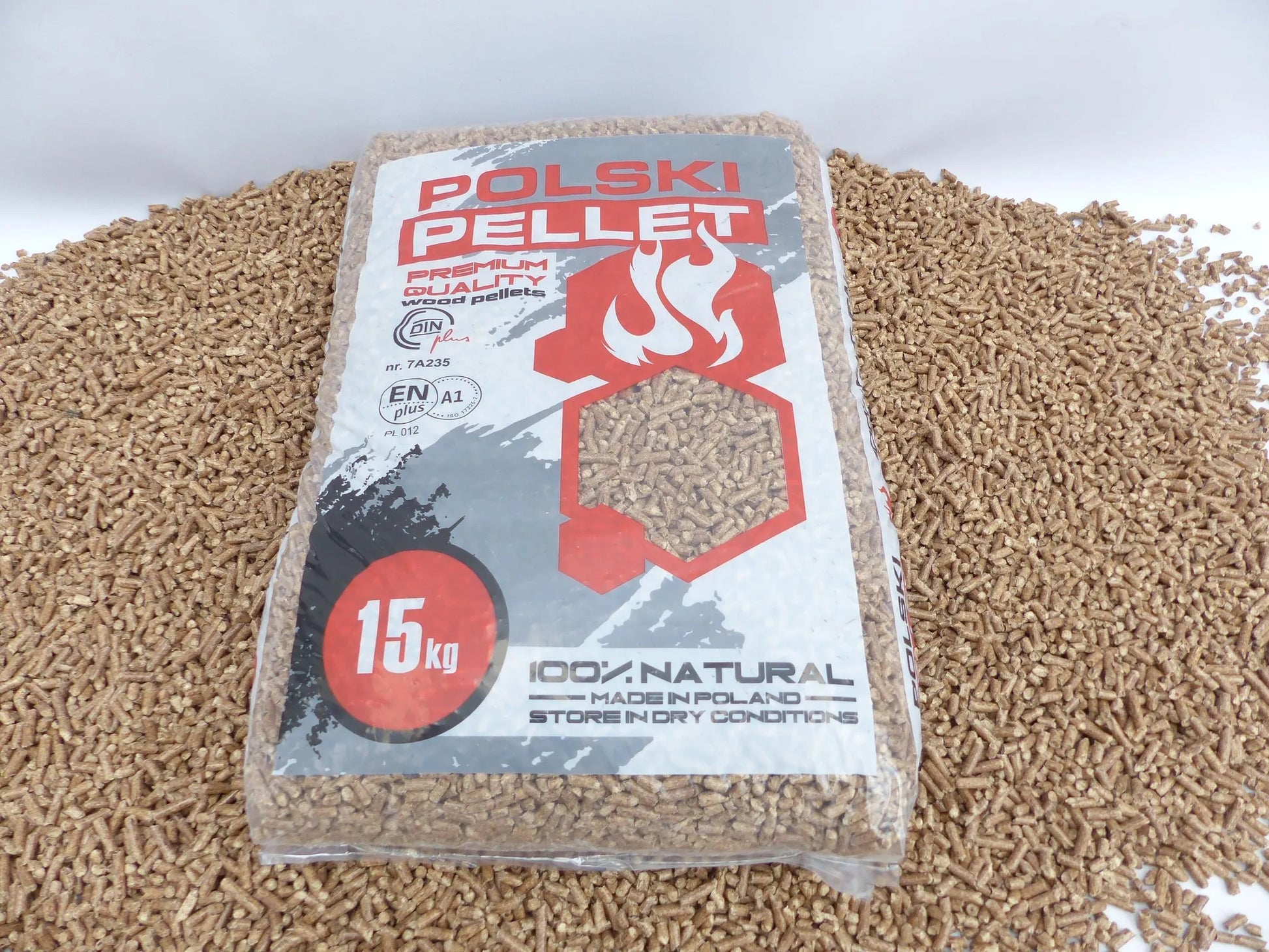 Holzpellets 6 mm 975 kg Pellets mit hohem Heizwert & geringem Ascheanteil Energie Heizung Brennstoff