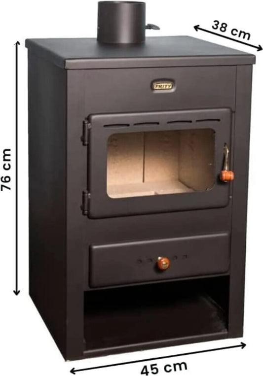Kaminofen, Holzofen Prity K1 9.5 kW, BIMSCHV 2