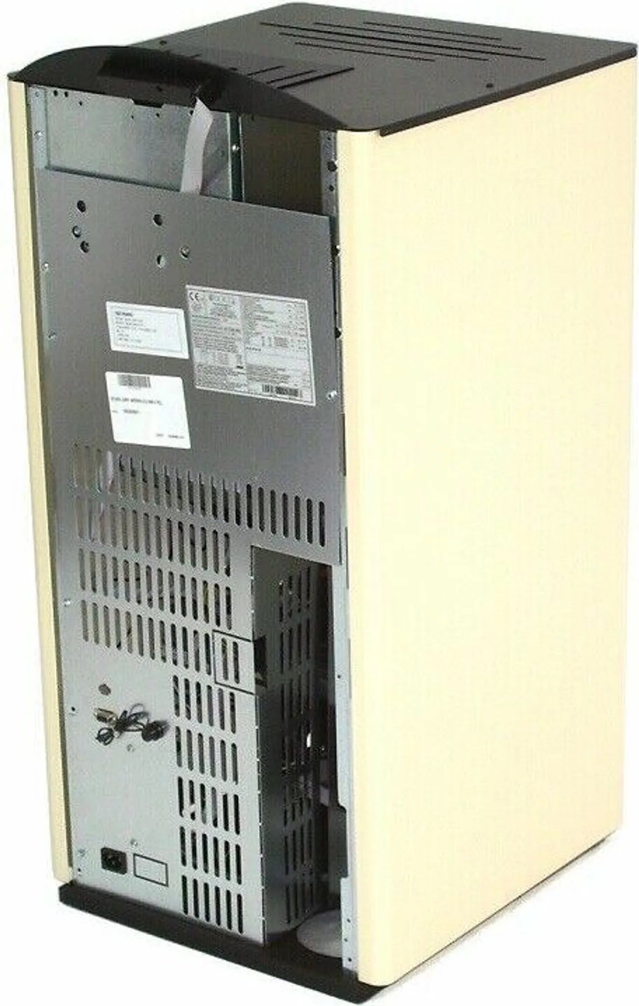 Pelletofen 9,5kW Pelletkamin Pelletheizung Kaminofen A+ Holzofen elfenbein 56301