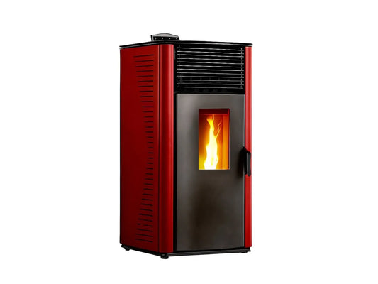 Sannover Pelletofen Anita 12 kW Bordeaux