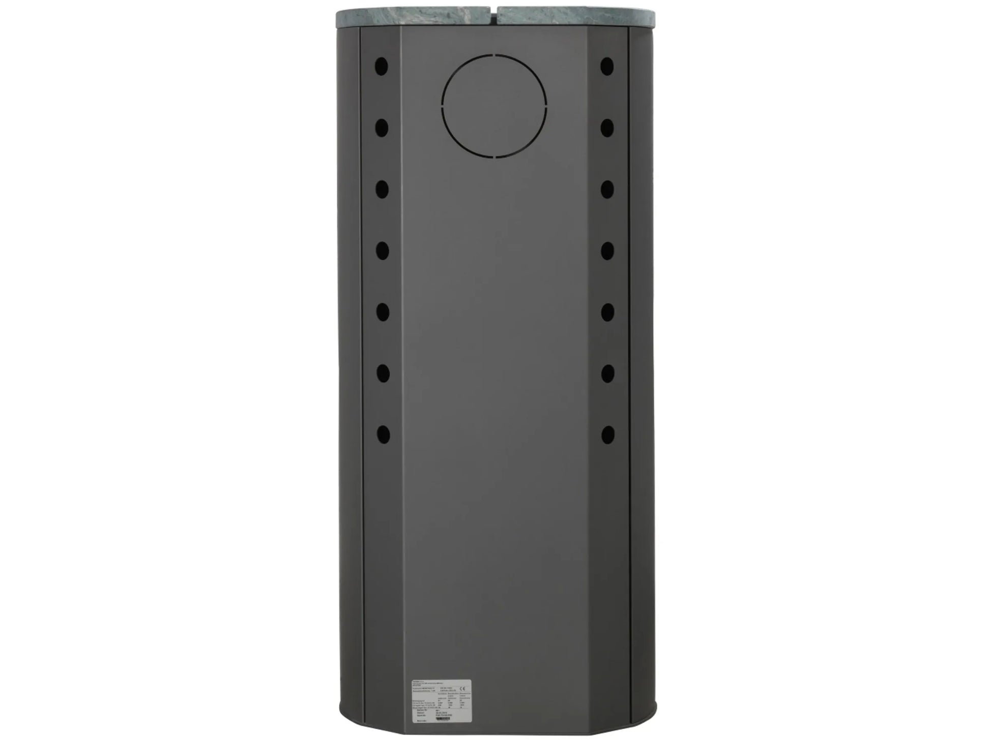 Thermia Kamin-Ofen München V3 Guss-Grau Speck-Stein Automatik